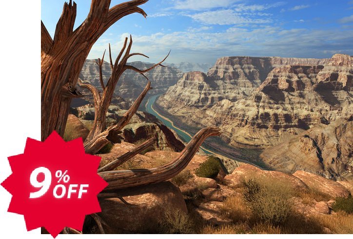 3PlaneSoft Grand Canyon 3D Screensaver Coupon code 9% discount 