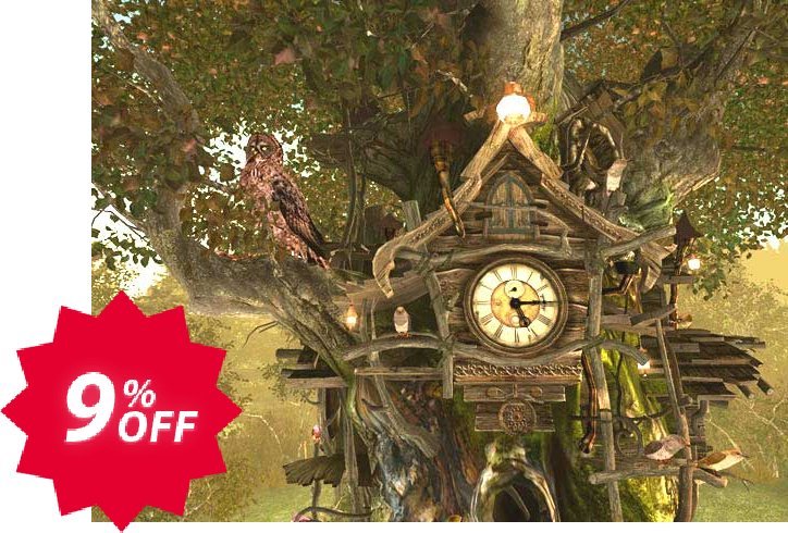3PlaneSoft Cuckoo Clock 3D Screensaver Coupon code 9% discount 