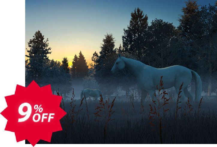 3PlaneSoft Fog Horses 3D Screensaver Coupon code 9% discount 