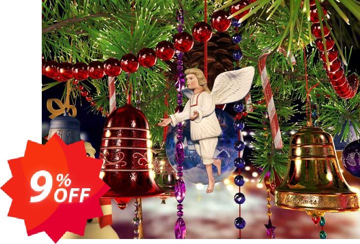 3PlaneSoft Christmas Bells 3D Screensaver Coupon code 9% discount 