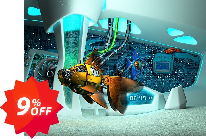 3PlaneSoft Cyberfish 3D Screensaver Coupon code 9% discount 