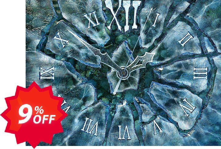 3PlaneSoft Ice Clock 3D Screensaver Coupon code 9% discount 