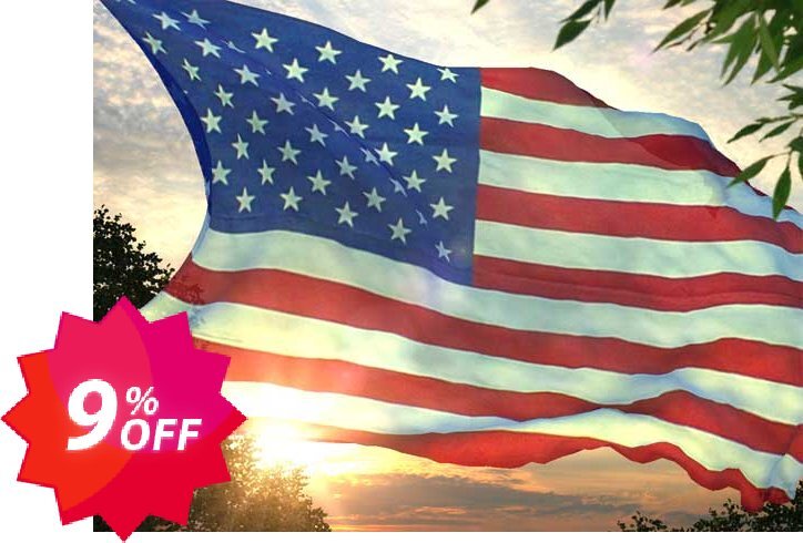 3PlaneSoft Flag 3D Screensaver Coupon code 9% discount 