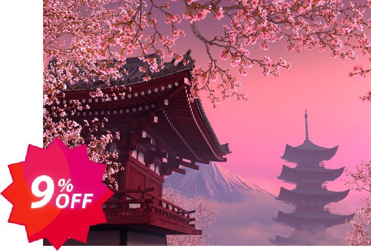 3PlaneSoft Blooming Sakura 3D Screensaver Coupon code 9% discount 