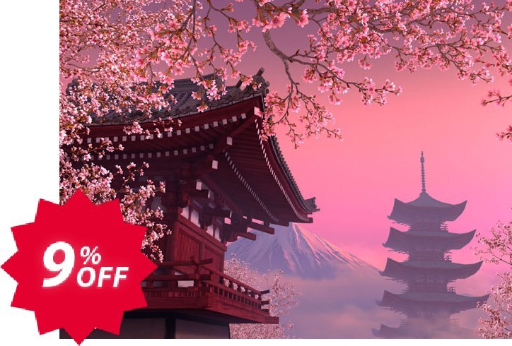 3PlaneSoft Blooming Sakura 3D Screensaver Coupon code 9% discount 