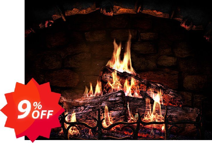 3PlaneSoft Fireplace 3D Screensaver Coupon code 9% discount 