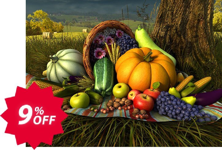 3PlaneSoft Thanksgiving Day 3D Screensaver Coupon code 9% discount 