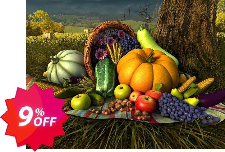 3PlaneSoft Thanksgiving Day 3D Screensaver Coupon code 9% discount 