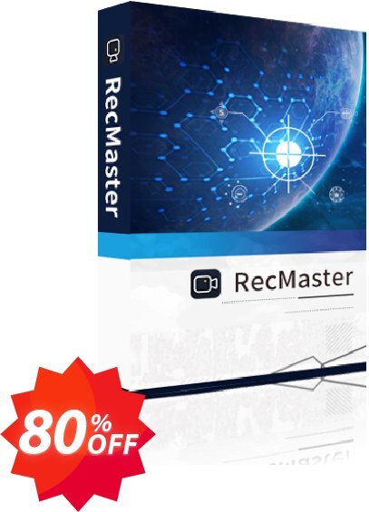 RecMaster Lifetime Plan, 2 PCs  Coupon code 80% discount 