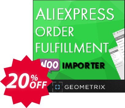 Aliexpress Order Fulfillment WooImporter, Add-on  Coupon code 20% discount 
