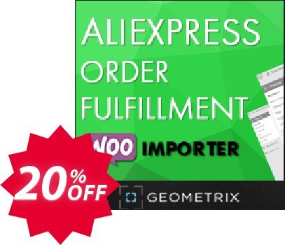 Aliexpress Order Fulfillment WooImporter, Add-on  Coupon code 20% discount 