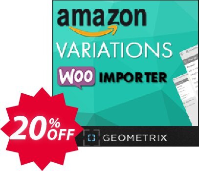 Amazon Variations WooImporter, Add-on  Coupon code 20% discount 