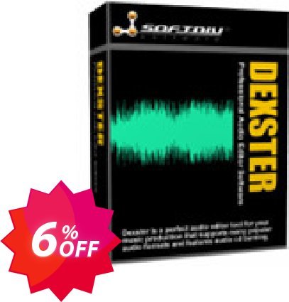 Dexster Audio Editor Coupon code 6% discount 
