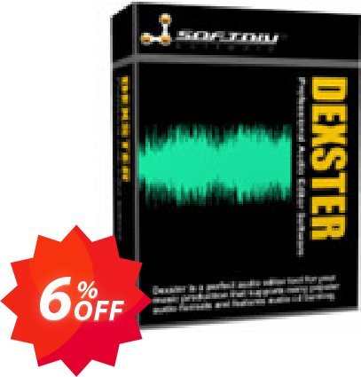 Dexster Audio Editor Coupon code 6% discount 