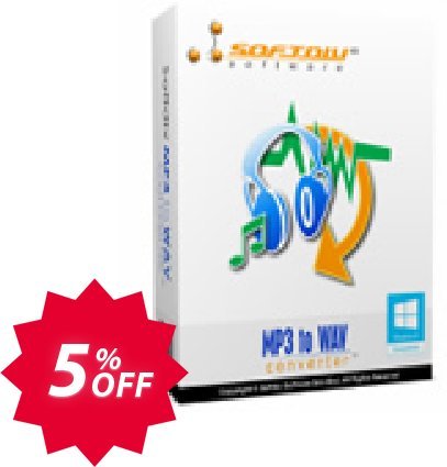 Softdiv MP3 to WAV Converter Coupon code 5% discount 