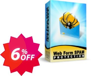 Web Form SPAM Protection, Personal Plan  Coupon code 6% discount 