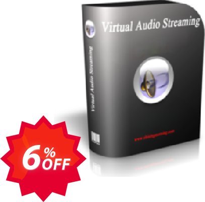 Virtual Audio Streaming Coupon code 6% discount 