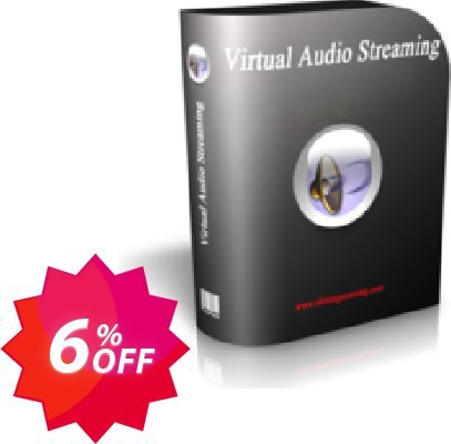 Virtual Audio Streaming Coupon code 6% discount 