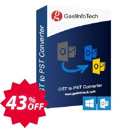 Gael Converter for OST Coupon code 43% discount 