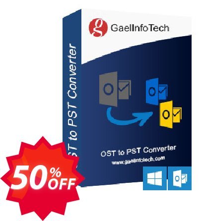 Gael Converter for PST - Pro Plan Coupon code 50% discount 