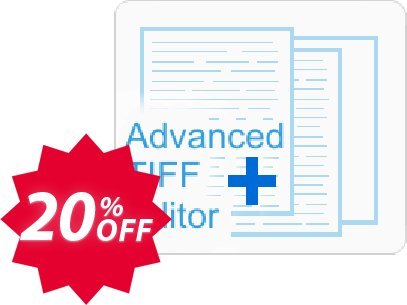 Advanced TIFF Editor Plus, World-Wide Plan  Coupon code 20% discount 