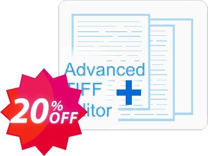 Advanced TIFF Editor, personal  Coupon code 20% discount 