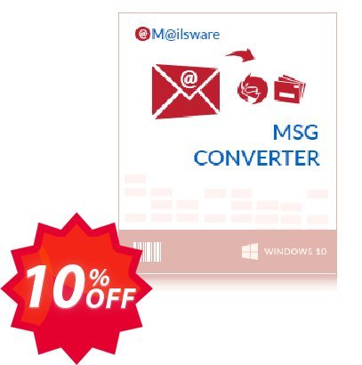 Mailsware MSG Converter - Pro Plan Coupon code 10% discount 