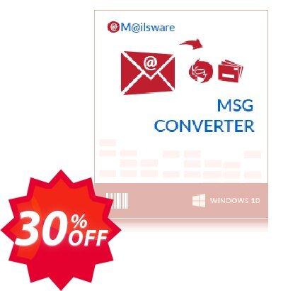 Mailsware MSG Converter - Pro Plan Coupon code 30% discount 