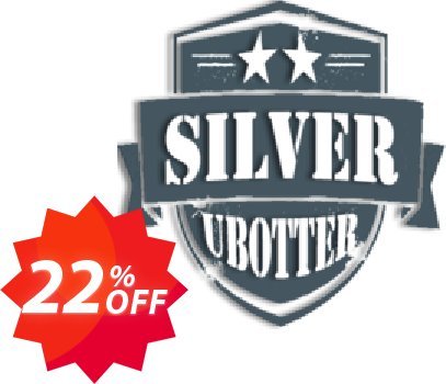 UBotter Silver Licensing Coupon code 22% discount 
