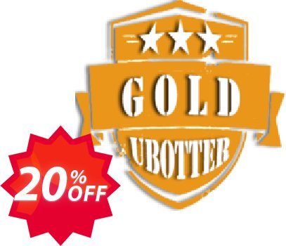 UBotter Gold Licensing Coupon code 20% discount 