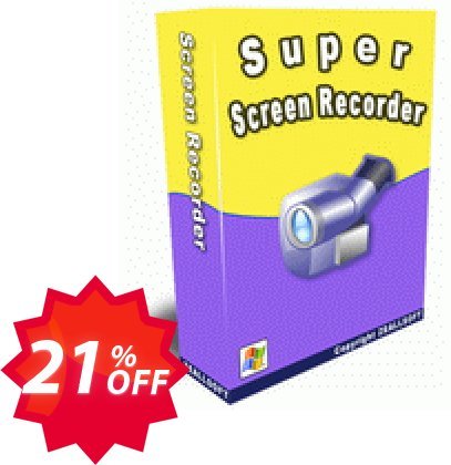 Zeallsoft Super Screen Recorder Coupon code 21% discount 