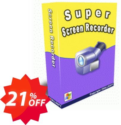 Zeallsoft Super Screen Recorder Coupon code 21% discount 