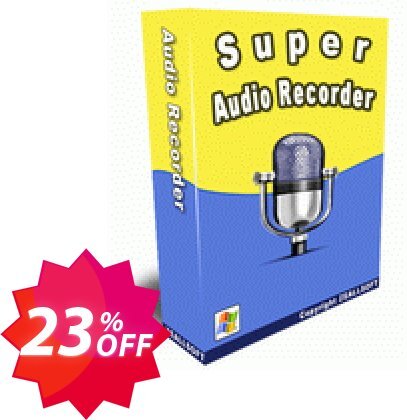 Zeallsoft Super Audio Recorder Coupon code 23% discount 