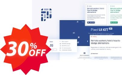 Themesberg Pixel Pro - Premium Bootstrap 4 UI KIT, Developer Plan  Coupon code 30% discount 