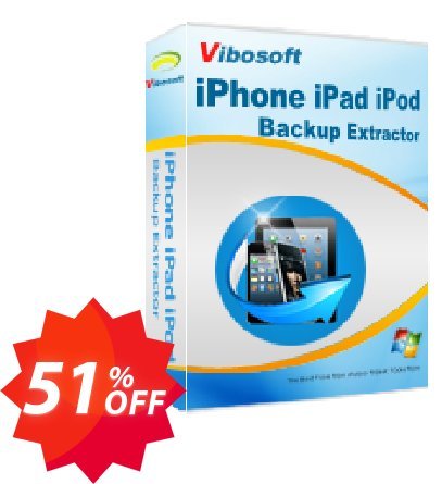 Vibosoft iPhone/iPad/iPod Backup Extractor Coupon code 51% discount 