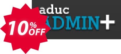 AducAdminPlus Coupon code 10% discount 