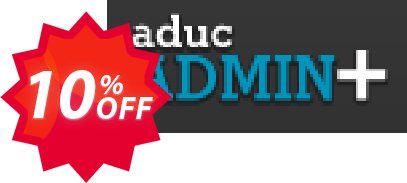 AducAdminPlus, multi-Plan pack  Coupon code 10% discount 