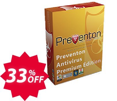 Preventon Antivirus Premium Promo Coupon code 33% discount 