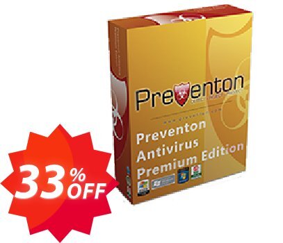 Preventon Antivirus Premium Promo Coupon code 33% discount 