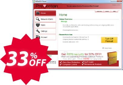 Preventon WINDOWS Firewall Coupon code 33% discount 