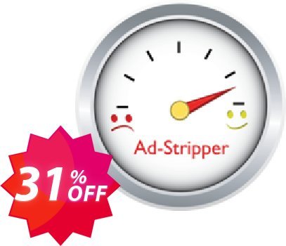 Ad-Stripper, 12 Months Subscription  Coupon code 31% discount 