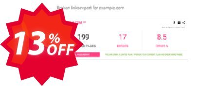 Atomseo Broken Links Checker. Enterprise Monthly Subscription Plan Coupon code 13% discount 