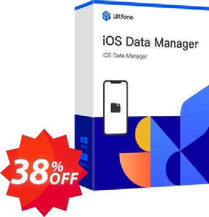 UltFone iOS Data Manager for MAC - Yearly/Unlimited MACs Coupon code 30% discount 