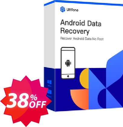 UltFone Android Data Recovery, WINDOWS Version - Yearly/5 Devices Coupon code 32% discount 
