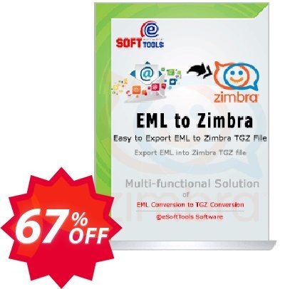 eSoftTools EML to Zimbra Converter Coupon code 67% discount 