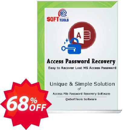eSoftTools Access Password Recovery Coupon code 68% discount 