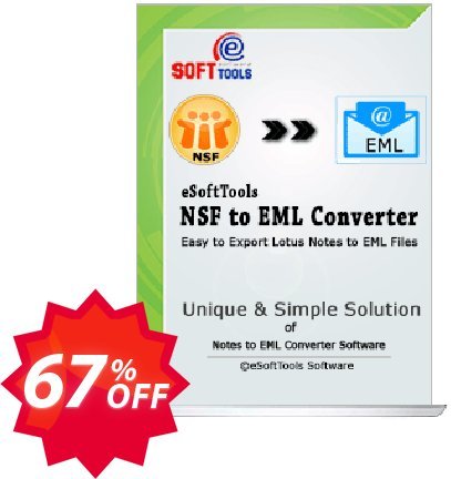 eSoftTools NSF to EML Converter Coupon code 30% discount 