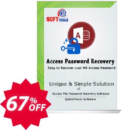 eSoftTools Access Password Recovery - Technician Plan Coupon code 67% discount 