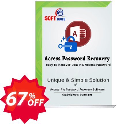 eSoftTools Access Password Recovery - Enterprise Plan Coupon code 67% discount 