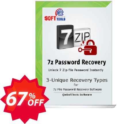 eSoftTools 7z Password Recovery - Technician Plan Coupon code 67% discount 